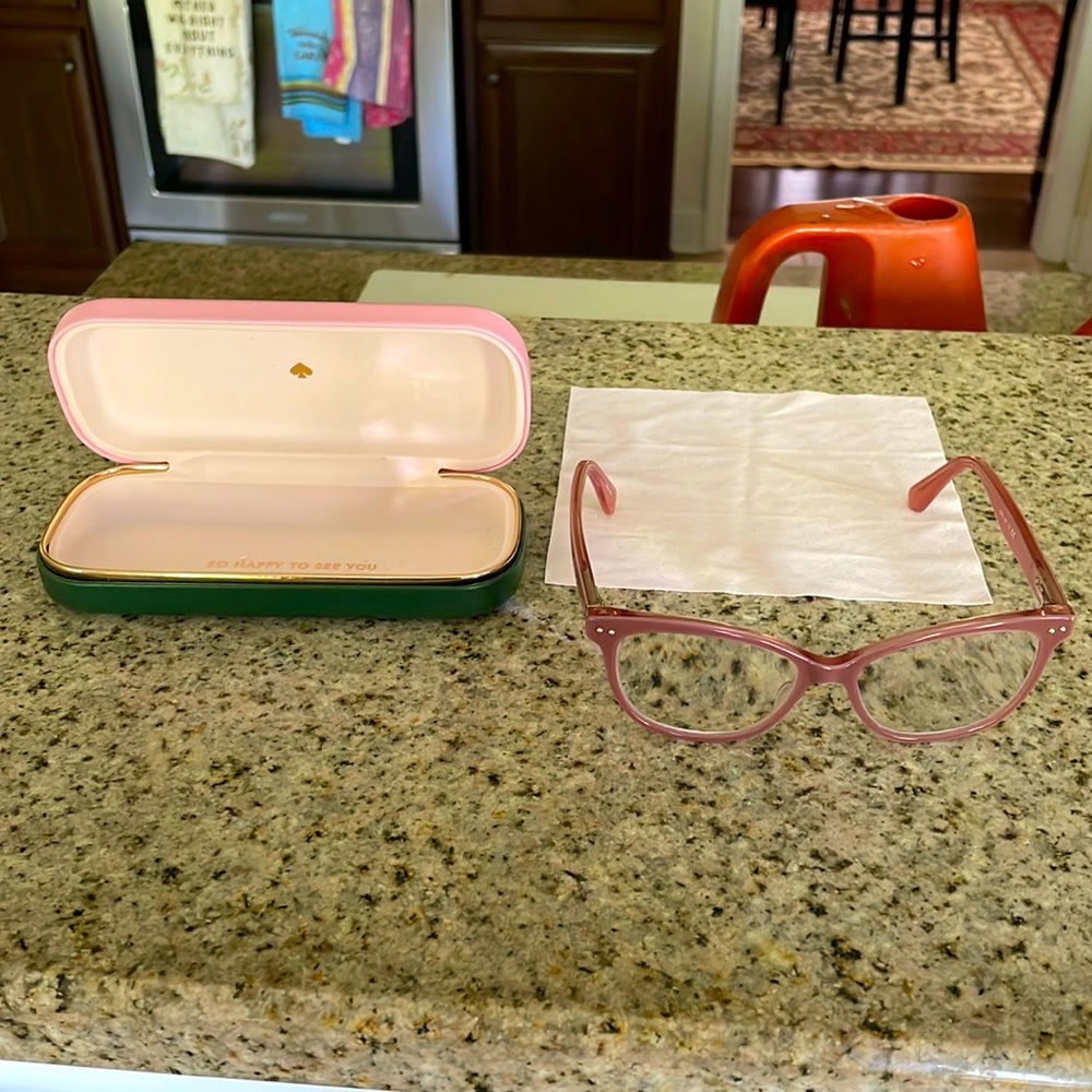 COPY - Kate Spade Adrie Eye Glass frames. (35J 140). New with case & cleaning c…